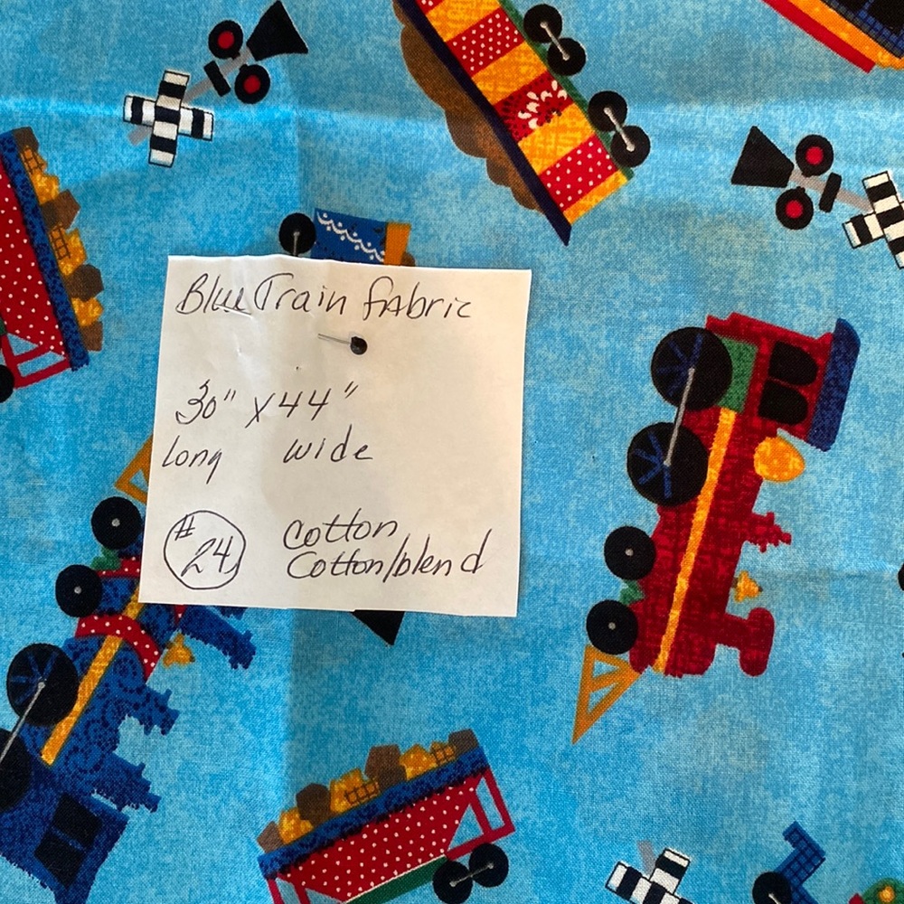 New 100% soft cottonTrain design fabric
